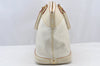 Authentic Louis Vuitton Suhali Lockit MM Hand Bag White M91874 LV 8514I