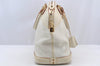 Authentic Louis Vuitton Suhali Lockit MM Hand Bag White M91874 LV 8514I