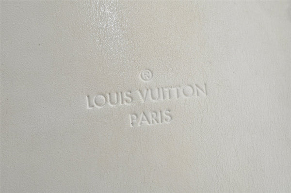 Authentic Louis Vuitton Suhali Lockit MM Hand Bag White M91874 LV 8514I