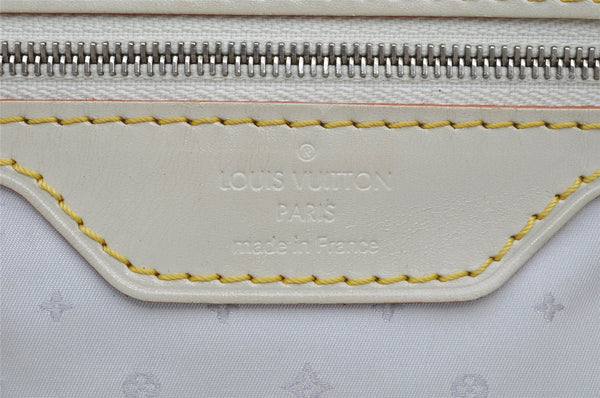 Authentic Louis Vuitton Suhali Lockit MM Hand Bag White M91874 LV 8514I