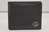 Authentic GUCCI Diamante Vintage Bifold Wallet Purse Leather 233146 Brown 8515I