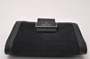 Authentic GUCCI Vintage Bifold Wallet Purse Suede Leather Black 8516I