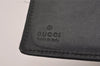 Authentic GUCCI Vintage Bifold Wallet Purse Suede Leather Black 8516I