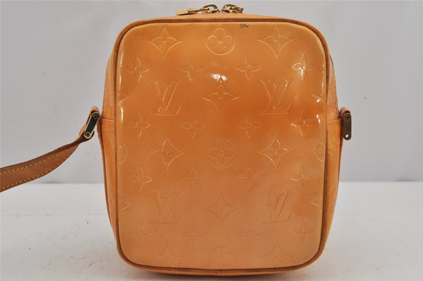 Authentic Louis Vuitton Vernis Wooster Shoulder Bag Orange M91037 Junk 8516J