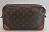 Authentic Louis Vuitton Monogram Compiegne 28 Clutch Hand Bag M51845 LV 8516M