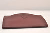 Authentic Cartier Must de Cartier Clutch Hand Bag Leather Bordeaux Red 8517M