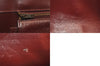 Authentic Cartier Must de Cartier Clutch Hand Bag Leather Bordeaux Red 8517M