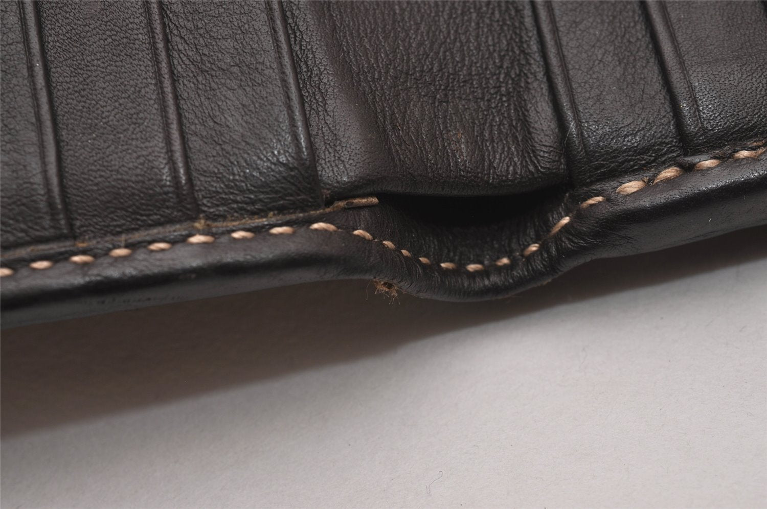 Authentic GUCCI Heart Bifold Wallet Purse GG Canvas Leather 203548 Brown 8519I