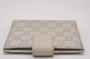 Authentic GUCCI Guccissima Vintage Notebook Cover GG Leather 115240 White 8520I