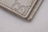 Authentic GUCCI Guccissima Vintage Notebook Cover GG Leather 115240 White 8520I