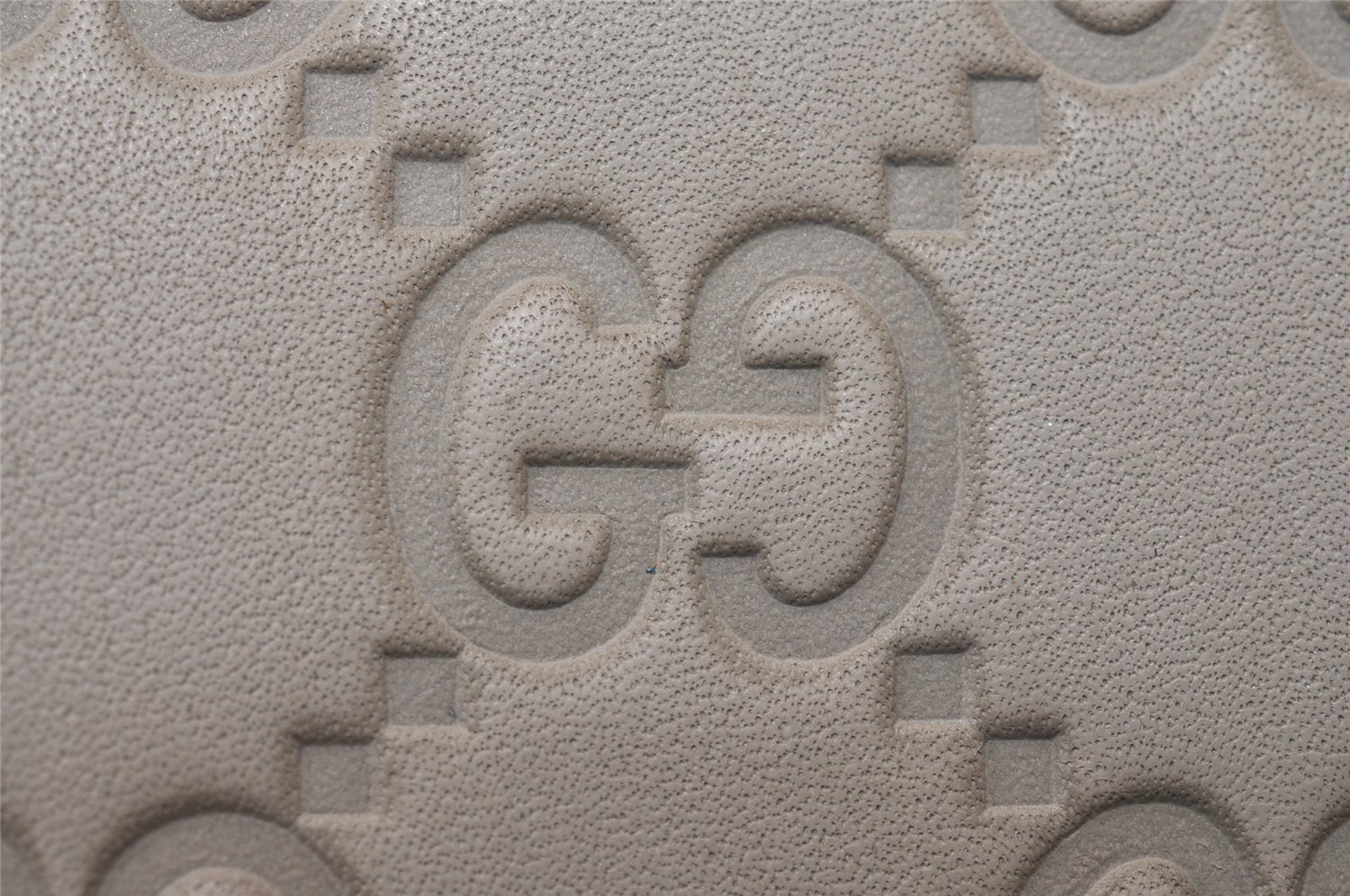 Authentic GUCCI Guccissima Vintage Notebook Cover GG Leather 115240 White 8520I