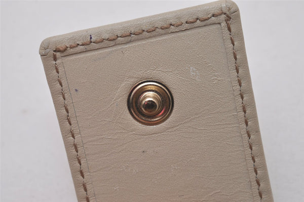 Authentic GUCCI Guccissima Vintage Notebook Cover GG Leather 115240 White 8520I