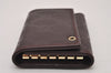 Authentic GUCCI GG Imprime 6 Hooks Key Case GG PVC Leather 212111 Brown 8521I