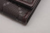 Authentic GUCCI GG Imprime 6 Hooks Key Case GG PVC Leather 212111 Brown 8521I