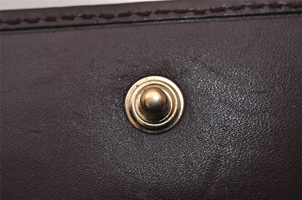 Authentic GUCCI GG Imprime 6 Hooks Key Case GG PVC Leather 212111 Brown 8521I