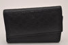 Authentic GUCCI Micro Guccissima GG Leather 6 Hooks Key Case 278633 Black 8522I
