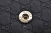 Authentic GUCCI Micro Guccissima GG Leather 6 Hooks Key Case 278633 Black 8522I