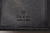 Authentic GUCCI Micro Guccissima GG Leather 6 Hooks Key Case 278633 Black 8522I