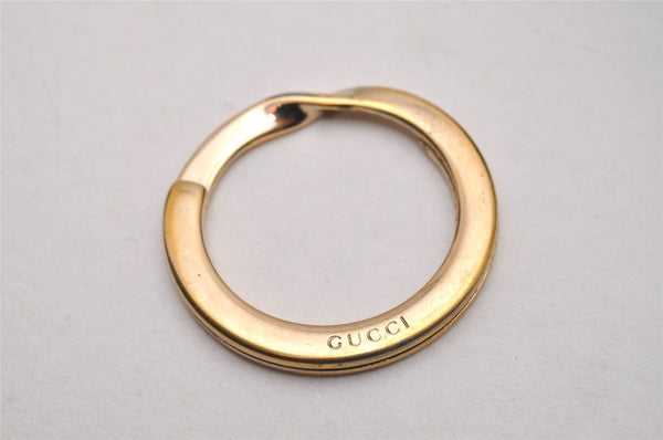 Authentic GUCCI Micro Guccissima GG Leather 6 Hooks Key Case 278633 Black 8522I