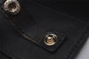 Authentic GUCCI Micro Guccissima GG Leather 6 Hooks Key Case 278633 Black 8522I