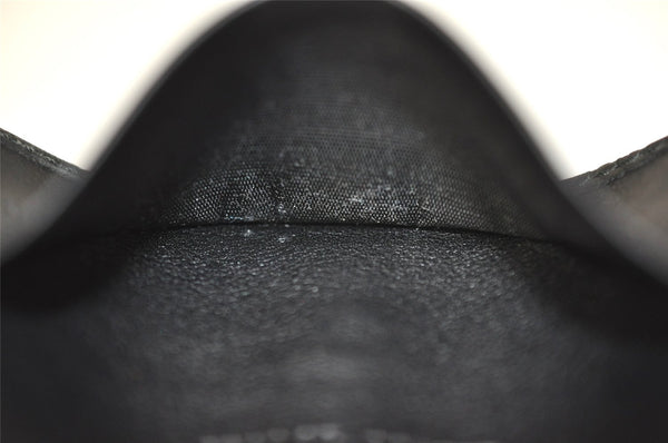 Authentic GUCCI Micro Guccissima GG Leather 6 Hooks Key Case 278633 Black 8522I