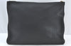 Authentic GUCCI Portfolio Clutch Hand Bag Purse Leather 500981 Black 8524H