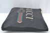 Authentic GUCCI Portfolio Clutch Hand Bag Purse Leather 500981 Black 8524H