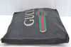Authentic GUCCI Portfolio Clutch Hand Bag Purse Leather 500981 Black 8524H