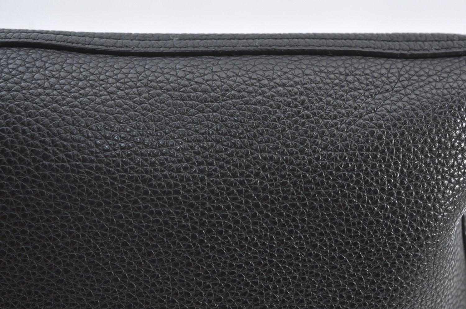 Authentic GUCCI Portfolio Clutch Hand Bag Purse Leather 500981 Black 8524H