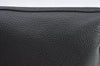 Authentic GUCCI Portfolio Clutch Hand Bag Purse Leather 500981 Black 8524H