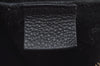 Authentic GUCCI Portfolio Clutch Hand Bag Purse Leather 500981 Black 8524H