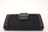 Authentic GUCCI Vintage 6 Hooks Key Case Purse Suede Leather Black 8524I