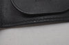 Authentic GUCCI Vintage 6 Hooks Key Case Purse Suede Leather Black 8524I
