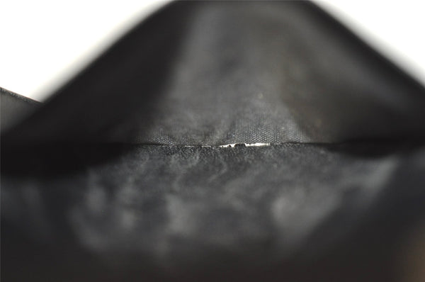 Authentic GUCCI Vintage 6 Hooks Key Case Purse Suede Leather Black 8524I