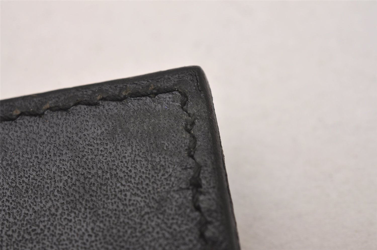 Authentic GUCCI Vintage 6 Hooks Key Case Purse Suede Leather Black 8524I