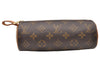 Authentic Louis Vuitton Monogram Trousse Ronde Pen Case Pouch M47630 LV 8526I