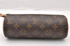 Authentic Louis Vuitton Monogram Trousse Ronde Pen Case Pouch M47630 LV 8526I