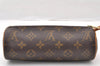Authentic Louis Vuitton Monogram Trousse Ronde Pen Case Pouch M47630 LV 8526I