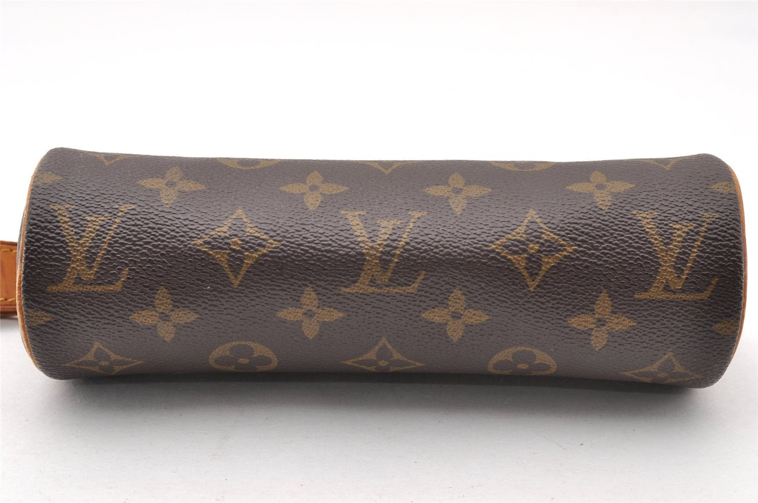 Authentic Louis Vuitton Monogram Trousse Ronde Pen Case Pouch M47630 LV 8526I