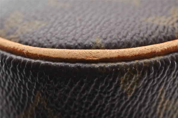 Authentic Louis Vuitton Monogram Trousse Ronde Pen Case Pouch M47630 LV 8526I