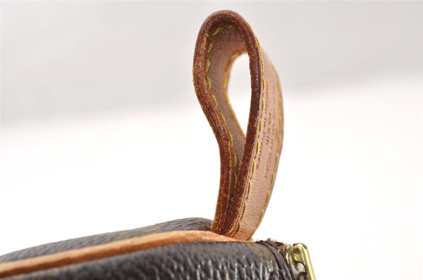 Authentic Louis Vuitton Monogram Trousse Ronde Pen Case Pouch M47630 LV 8526I