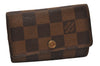 Authentic Louis Vuitton Damier Multicles 6 Key Case Holder N62630 LV 8527I