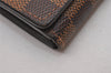 Authentic Louis Vuitton Damier Portefeuille Tresor Wallet Purse N61736 LV 8530I