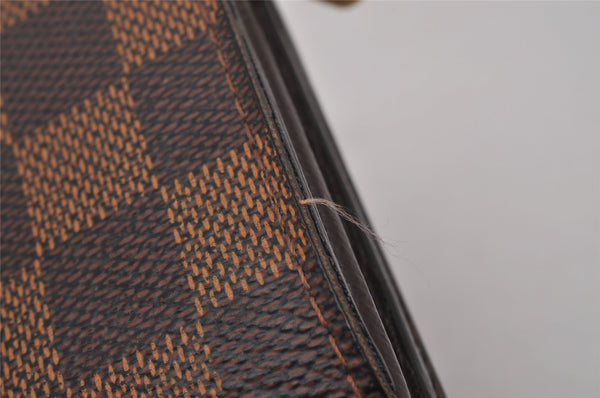 Authentic Louis Vuitton Damier Portefeuille Tresor Wallet Purse N61736 LV 8530I