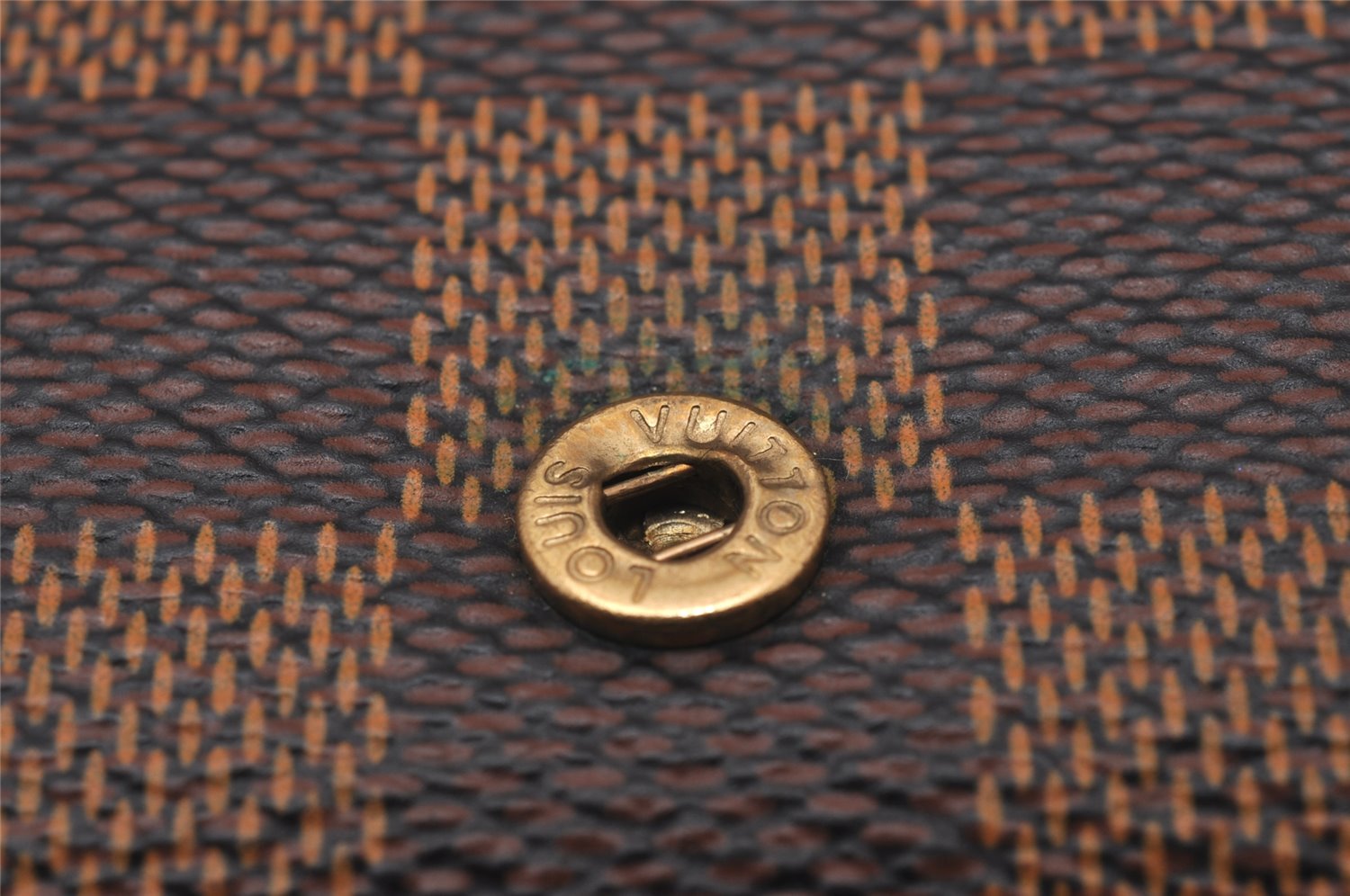 Authentic Louis Vuitton Damier Portefeuille Tresor Wallet Purse N61736 LV 8530I