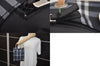 Authentic BURBERRY Vintage Check Nylon Leather Hand Bag Purse Navy Blue 8530M