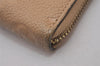 Auth Louis Vuitton Monogram Empreinte Portefeuille Clemence Wallet Beige 8531I