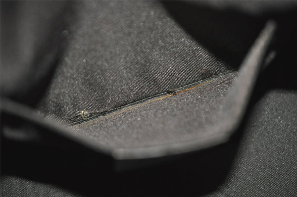 Authentic GUCCI Hand Shoulder Bag Purse GG Canvas Leather 0000602 Brown 8533J