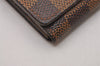 Authentic Louis Vuitton Damier Portefeuille Tresor Wallet Purse N61736 LV 8534I