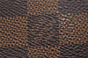 Authentic Louis Vuitton Damier Portefeuille Tresor Wallet Purse N61736 LV 8534I